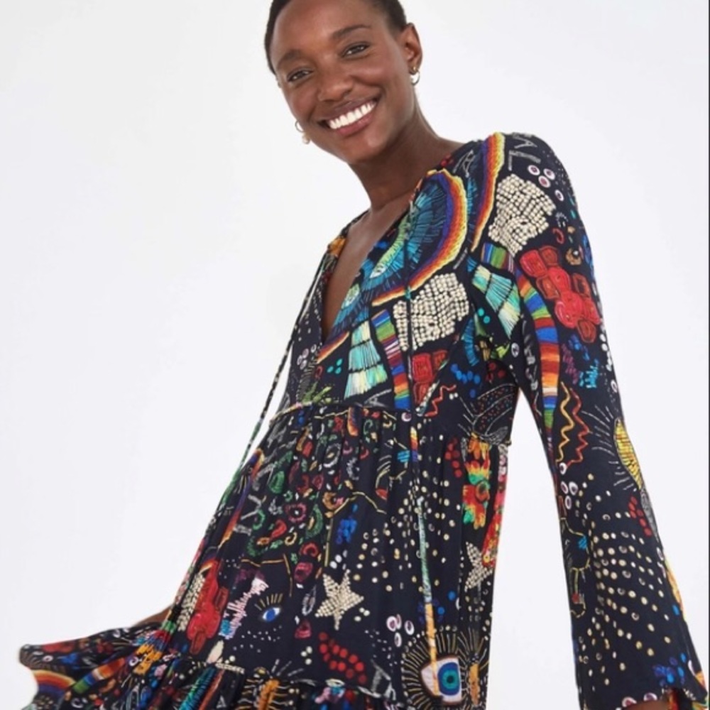 FARM rio Borogodo mini dress, XS